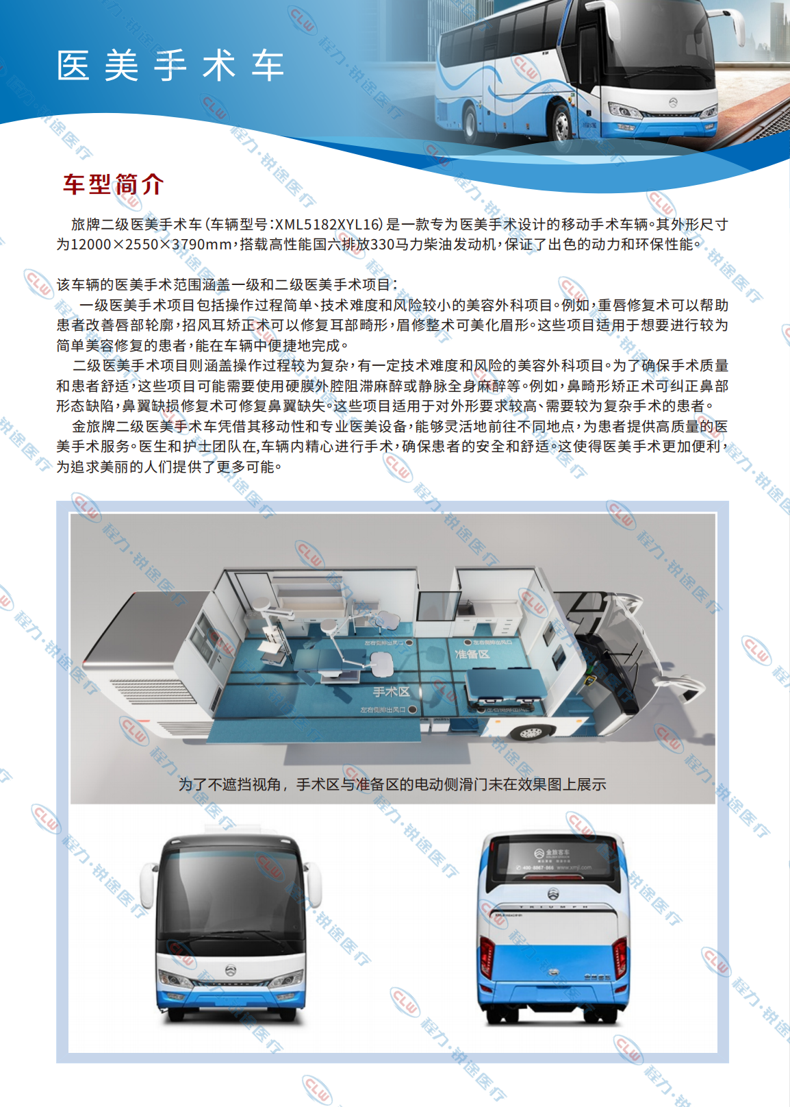 程力&金旅醫(yī)美手術(shù)車 萬(wàn)級(jí)潔凈度 適用一二級(jí)外科手術(shù)(圖2)